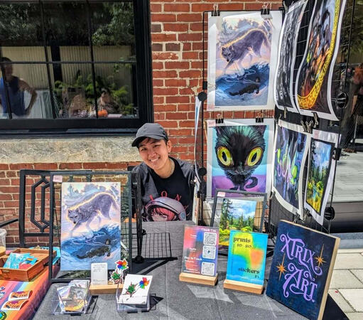 Trans Masc Market @ The Foundry 2023, Aaric Liu's work.